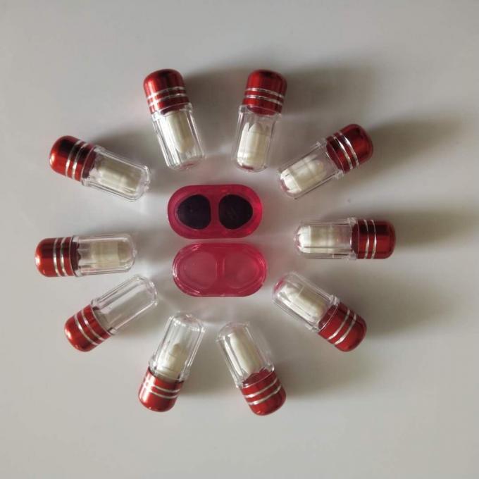 Cáscaras de empaquetado del aumento de Mini Plastic picosegundo cápsula sexual de las píldoras de la sola