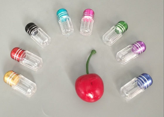botella plástica del picosegundo del solo envase de la píldora 2ml de 14m m con el casquillo del metal