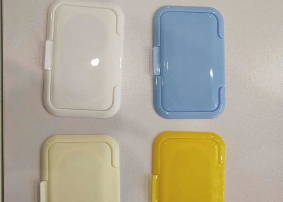 tapa mojada ISO9001 no recargable Flip Top Cap plástico de los trapos de 65m m
