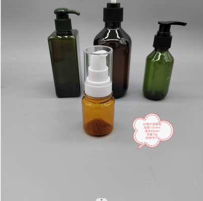 Sustancia química plástica vacía de las botellas del espray del volumen del alcohol 60ml libre