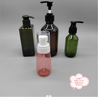 Sustancia química plástica vacía de las botellas del espray del volumen del alcohol 60ml libre