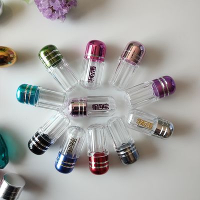 Botellas de píldora plásticas vacías del SGS 13m m una forma de la bala de la cápsula
