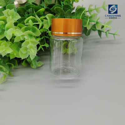 El empaquetado farmacéutico claro embotella los pequeños envases plásticos de la píldora 30ml