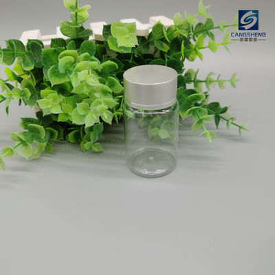 El empaquetado farmacéutico claro embotella los pequeños envases plásticos de la píldora 30ml