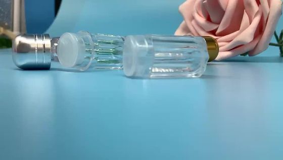 botellas 5g Mini Pill Cases cilíndrico de la medicina del plástico transparente de 56m m