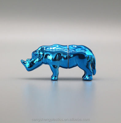 La sola cápsula del ABS 10g descasca la cápsula del oro del rinoceronte del papel de aluminio