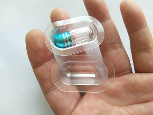 bala farmacéutica clara Shell de las botellas de píldora de 12m m 3ml