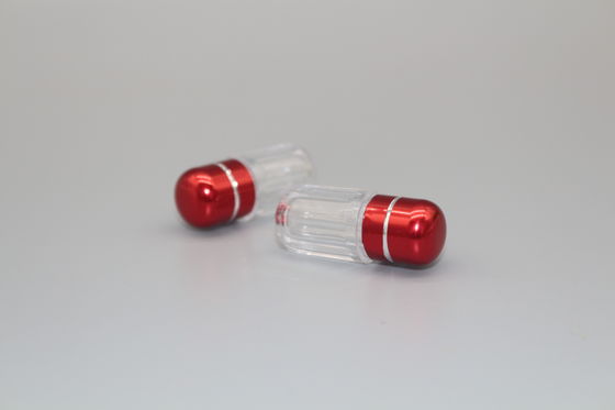 Solo casquillo del metal del envase 3ml ISO9001 de la píldora de la ampolla plástica