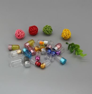 cápsulas plásticas de la píldora de 15m m