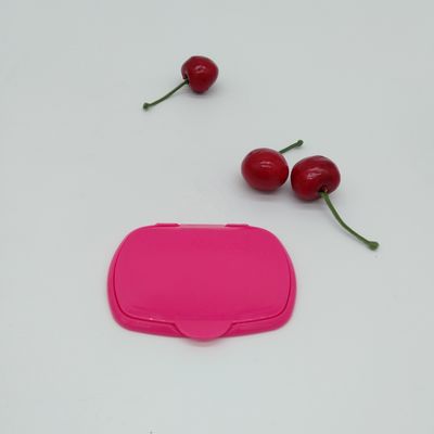 Tapas mojadas impermeables del trapo del bebé de Flip Lid FDA 65m m Repurpose del tejido