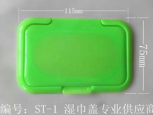 tapa mojada ISO9001 no recargable Flip Top Cap plástico de los trapos de 65m m