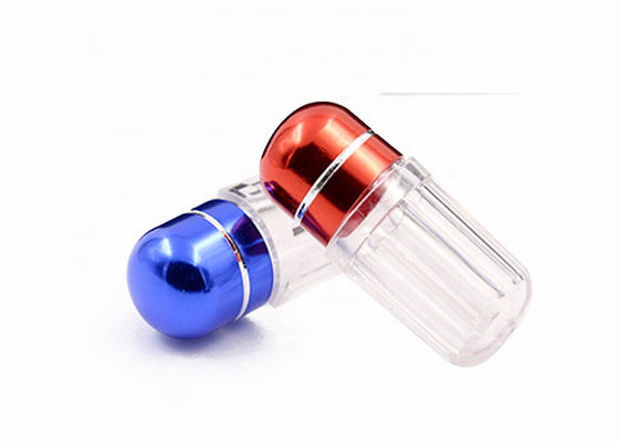 la cápsula plástica 1g embotella el poliestireno redondo Mini Pill Bottles