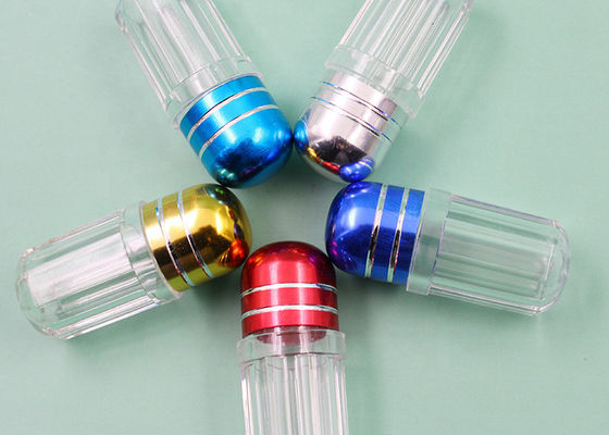 la cápsula plástica 1g embotella el poliestireno redondo Mini Pill Bottles