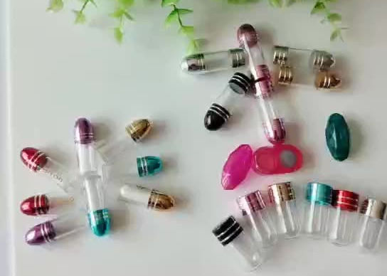 Botellas plásticas de la cápsula de la sola píldora