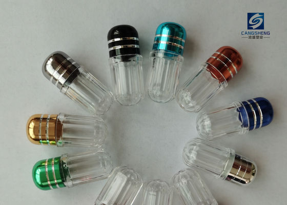 Botellas plásticas de la cápsula de la sola píldora