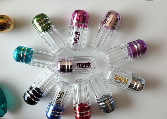 Botellas plásticas de la cápsula de la sola píldora