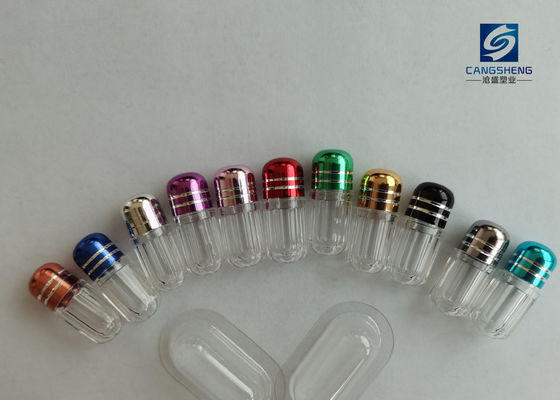 Botellas plásticas de la cápsula de la sola píldora