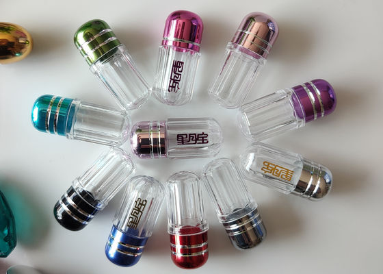 Botellas plásticas de la cápsula de la sola píldora