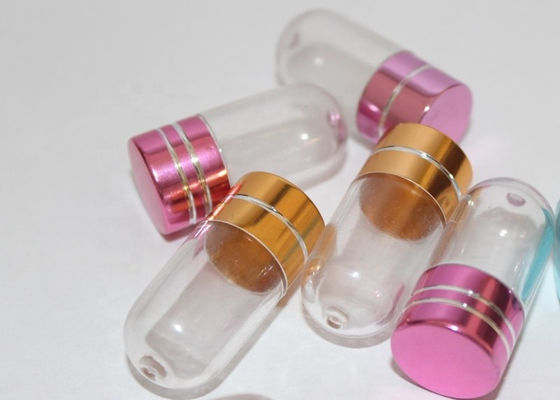 pequeños envases plásticos de la píldora 1g