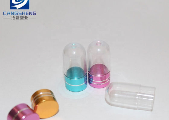 pequeños envases plásticos de la píldora 1g