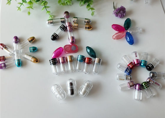 pequeños envases plásticos de la píldora 1g