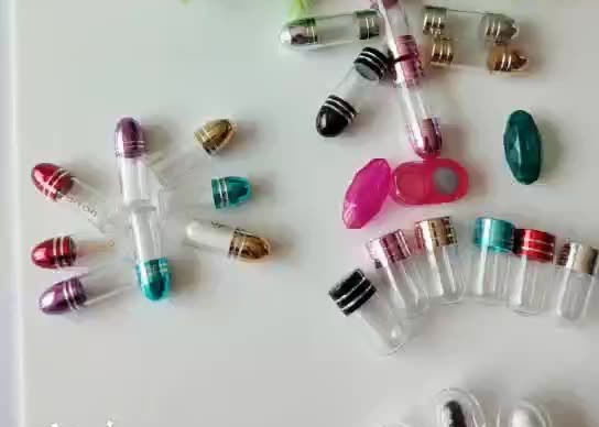 cápsula del oro del rinoceronte de las botellas de píldora del plástico transparente 2ml ISO9001