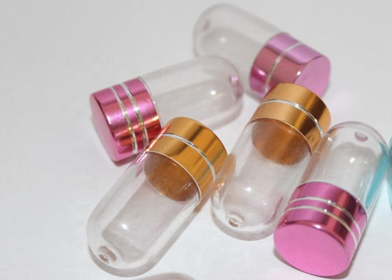 cápsula del oro del rinoceronte de las botellas de píldora del plástico transparente 2ml ISO9001