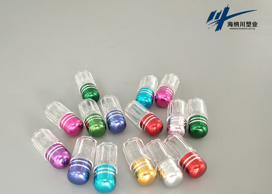 botellas de empaquetado de la pequeña de la píldora de 3ml picosegundo de los envases de la bala cápsula plástica de la forma