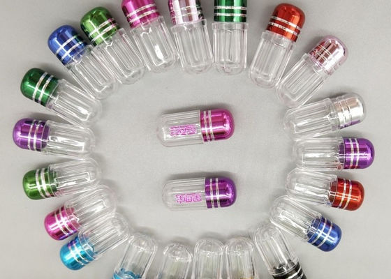 Botella de empaquetado de la cápsula del rosa 2g de la píldora vacía de la botella