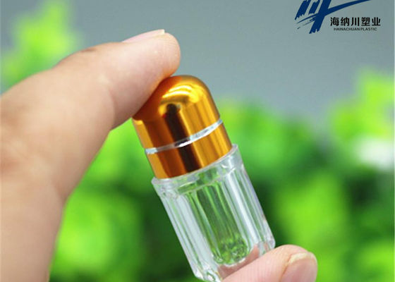 Botellas de empaquetado de la cápsula plástica del oro 2g con el casquillo de corona del metal