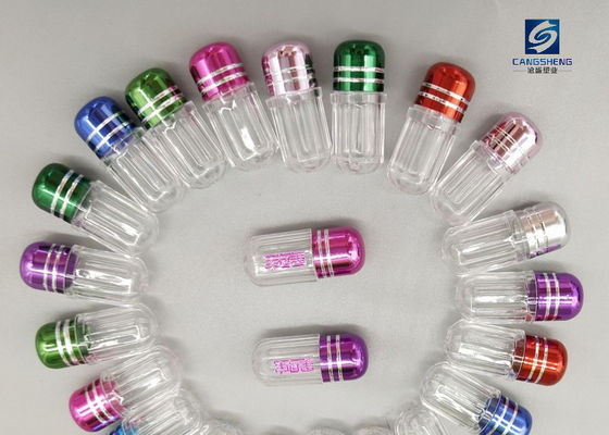 Cápsula Mini Pill Bottles de los pequeños envases plásticos de la píldora del SGS 2g sola
