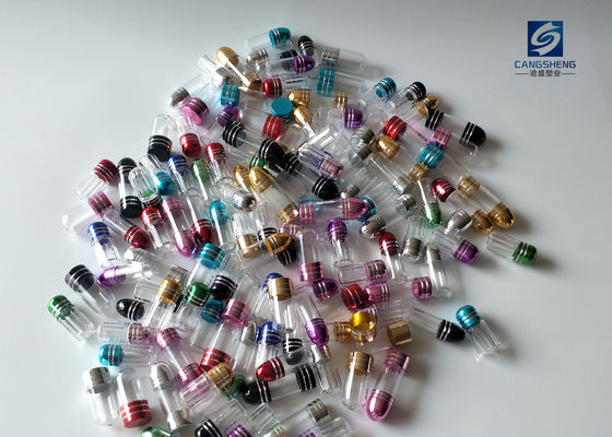 Cápsula Mini Pill Bottles de los pequeños envases plásticos de la píldora del SGS 2g sola