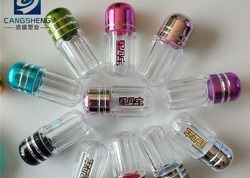 La cápsula vacía del OEM 2g descasca las ampollas plásticas Mini Pill Bottles