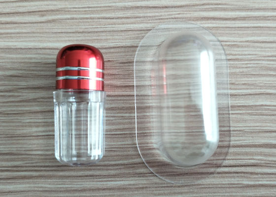botella plástica del picosegundo del solo envase de la píldora 2ml de 14m m con el casquillo del metal