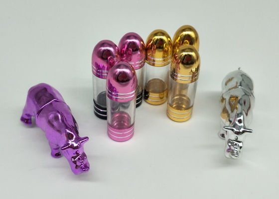 Cápsulas plásticas del oro del rinoceronte del ODM del envase 3g de la píldora del ABS solas