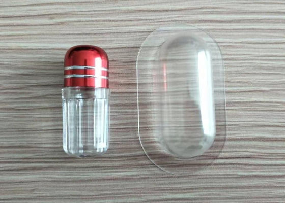 Botellas de empaquetado de la pequeña de la píldora del OEM cápsula plástica de los envases 14m m