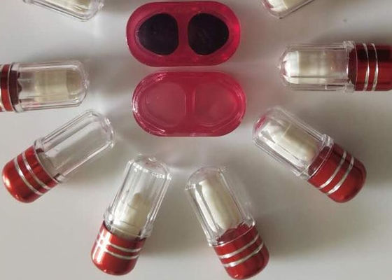 Cápsula de las botellas de píldora del claro ISO9001 sola 2ml con el casquillo del metal
