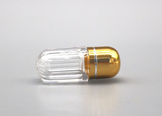 botellas de píldora plásticas vacías claras de oro del OEM de las botellas de píldora 3ml
