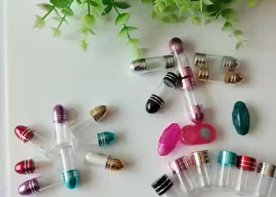 envases plásticos de la píldora de las botellas de píldora del plástico transparente de 36m m pequeños 3g