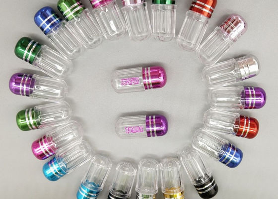 Cápsulas del oro del rinoceronte del SGS Mini Pill Bottles Plastic picosegundo 2g