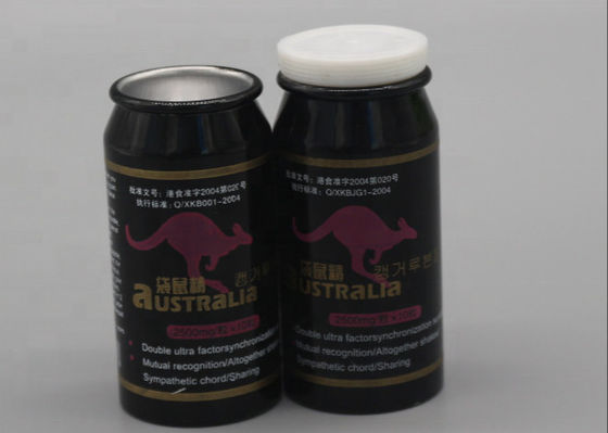 La botella de aluminio de la medicina 100ml para las píldoras hace tabletas cápsulas de las hierbas