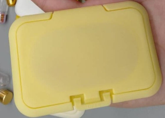 tapa mojada ISO9001 no recargable Flip Top Cap plástico de los trapos de 65m m