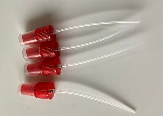 Botellas plásticas rojas de la loción con las botellas plásticas del espray de la bomba de la bomba 10ml