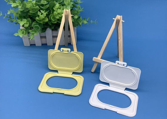 Tapas mojadas impermeables del trapo del bebé de Flip Lid FDA 65m m Repurpose del tejido