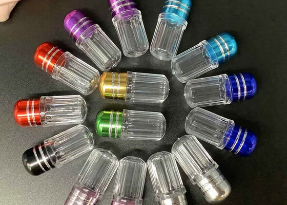 Botellas de píldora del plástico transparente ISO9001