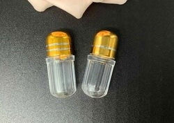 Botellas vacías de la cápsula de la bala