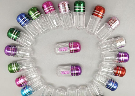 Los casquillos de aluminio vacian la cápsula embotellan el solo rinoceronte negro 2g